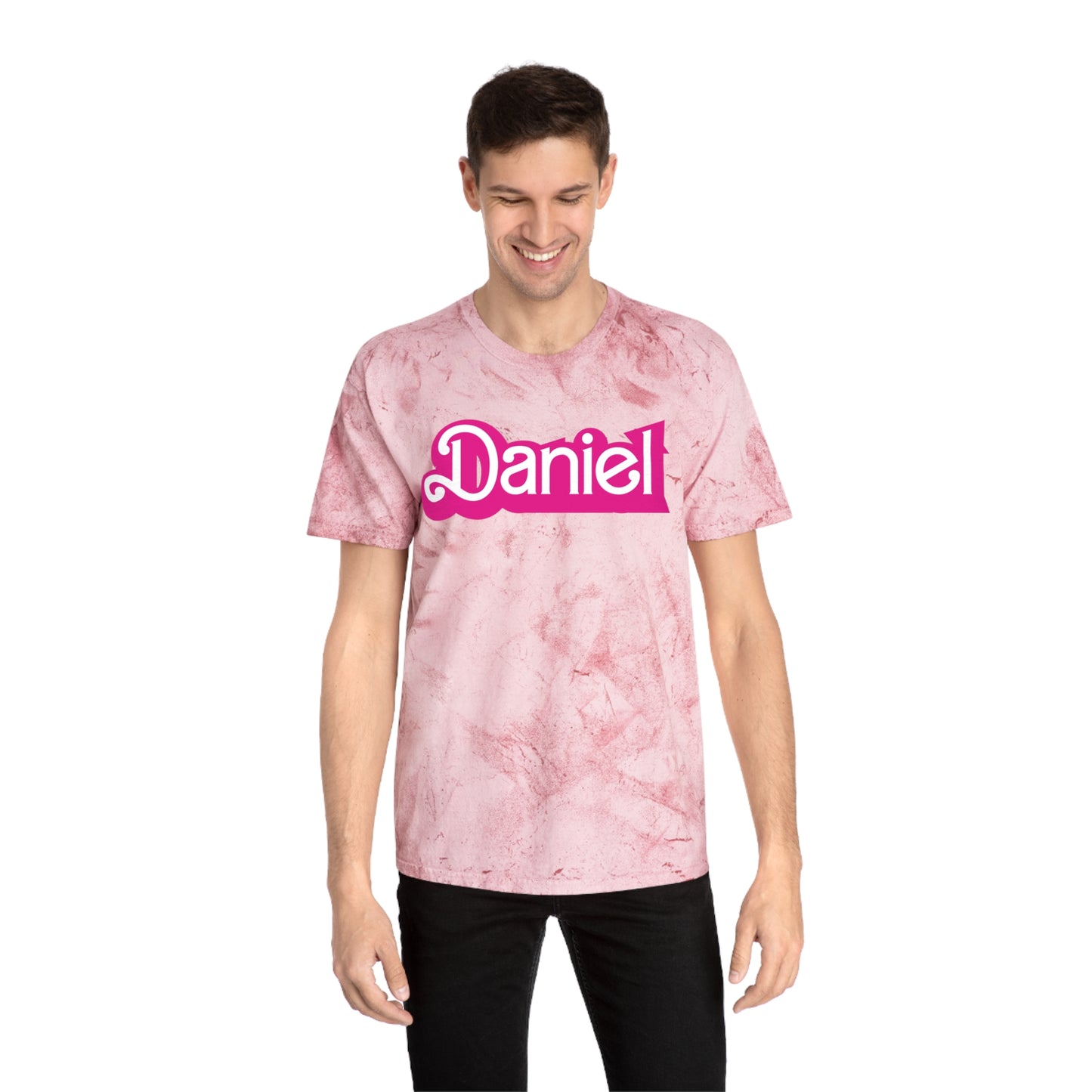 "Barbie" Style Print Custom Name Comfort Colors Unisex Color Blast T-Shirt