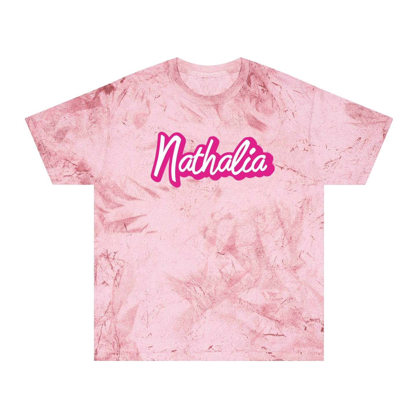 "Barbie" Style Script Custom Name Comfort Colors Unisex Color Blast T-Shirt