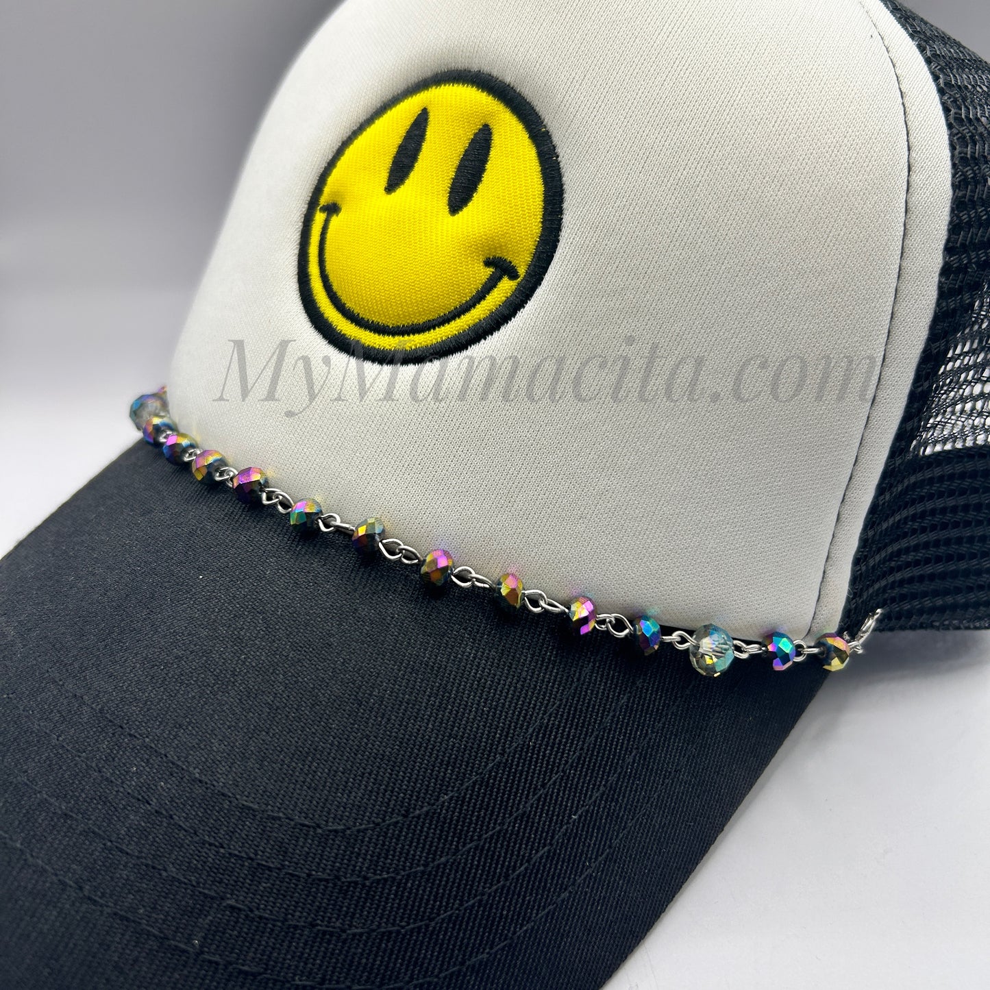 Iridescent Chain Trucker Hat Chain