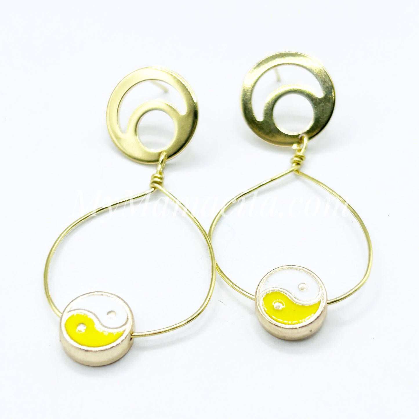 Perfectly Balanced Color Yin & Yang Earrings - Colors Available!